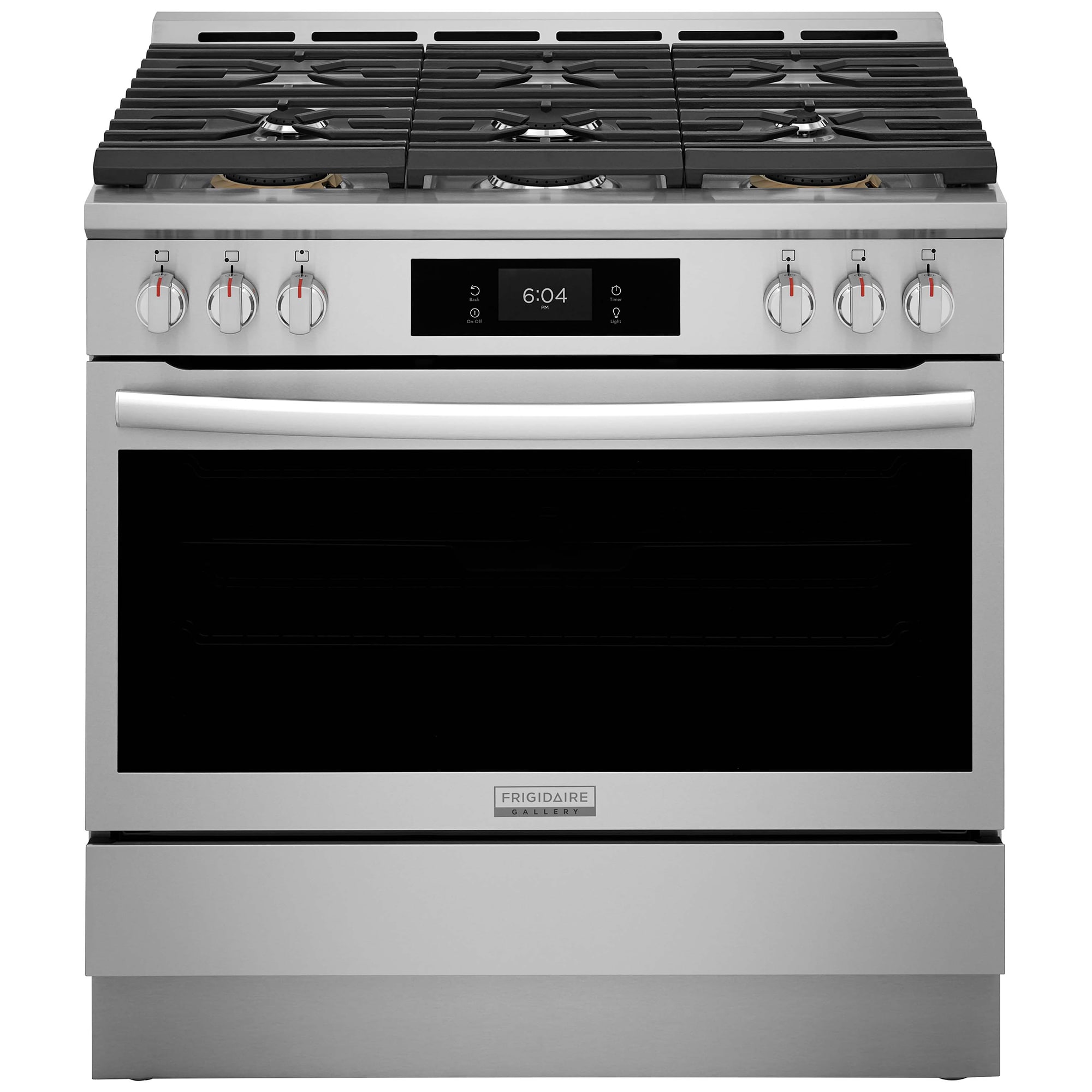 Frigidaire Gallery 36 in. 4.6 cu. ft. Air Fry True European Convection Steam Dual Fuel Range with 6 Sealed Burners - Stainless Steel, , hires
