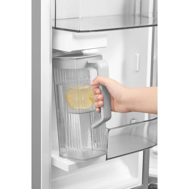 Midea 36 in. 31.7 cu. ft. Smart Garage-Ready French Door Refrigerator with Internal Water Dispenser - Stainless Steel, , hires