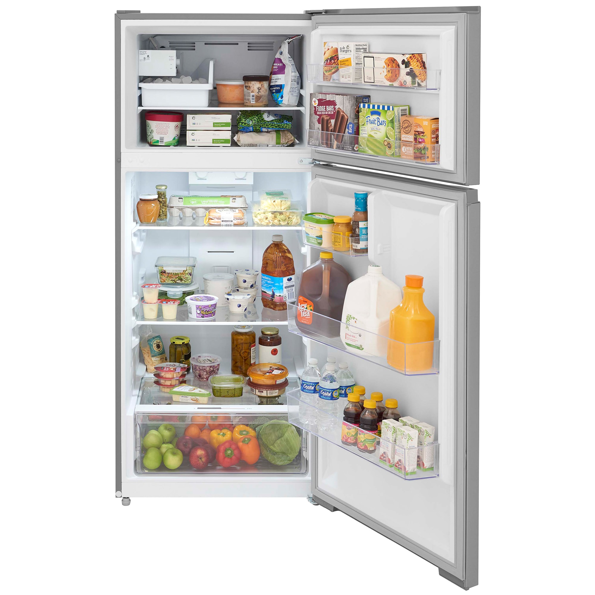 Frigidaire 28 in. 16 cu. ft. Counter Depth Garage Ready Top Freezer Refrigerator - Stainless Steel, Stainless Steel, hires