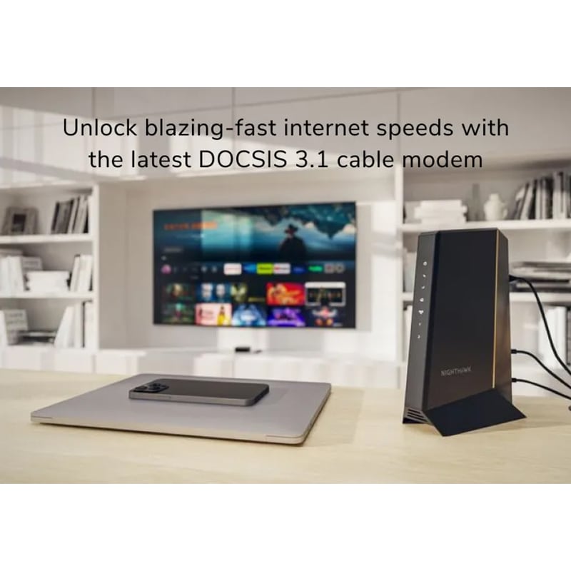 Nighthawk Mid/high-Split Multi-Gig 2.5Gbps Cable Modem, , hires