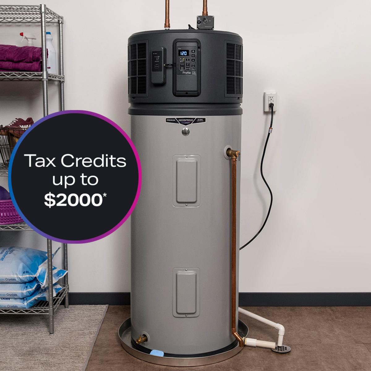 GE Profile Geospring Smart Electric 40 Gallon Tall Water Heater with 10-Year Parts Warranty, , hires