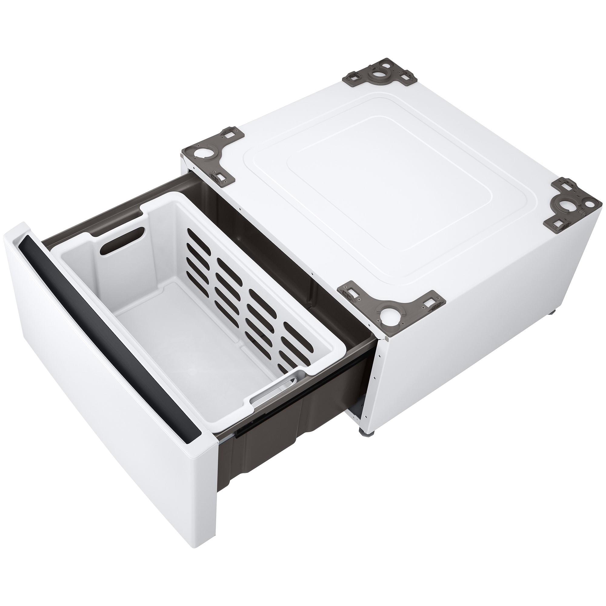 LG 27 in. Pedestal Storage Drawer with Basket - White, , hires