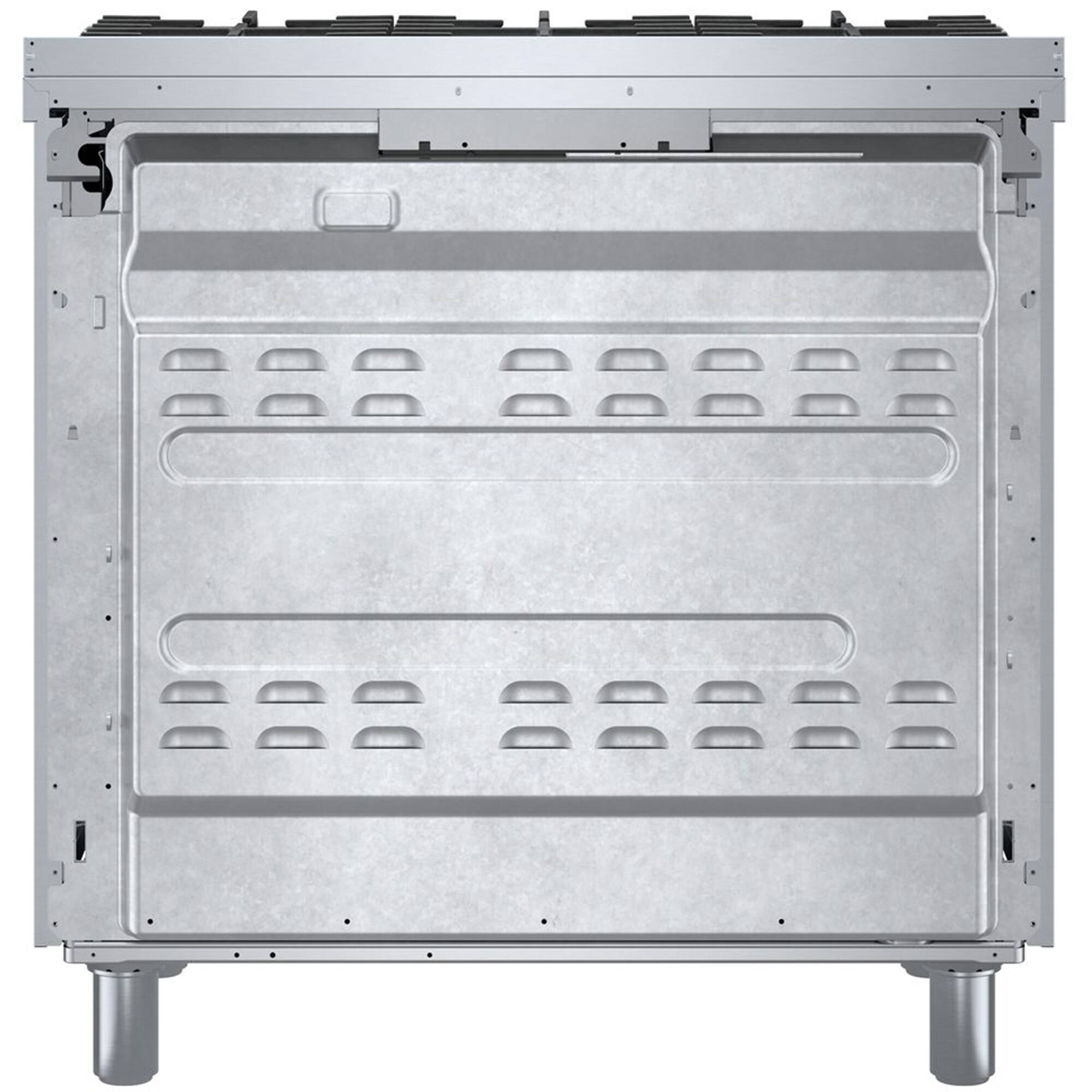 Bosch 800 Series 36 in. 3.7 cu. ft. True European Convection Dual Fuel Range with 6 Sealed Burners - Stainless Steel, , hires