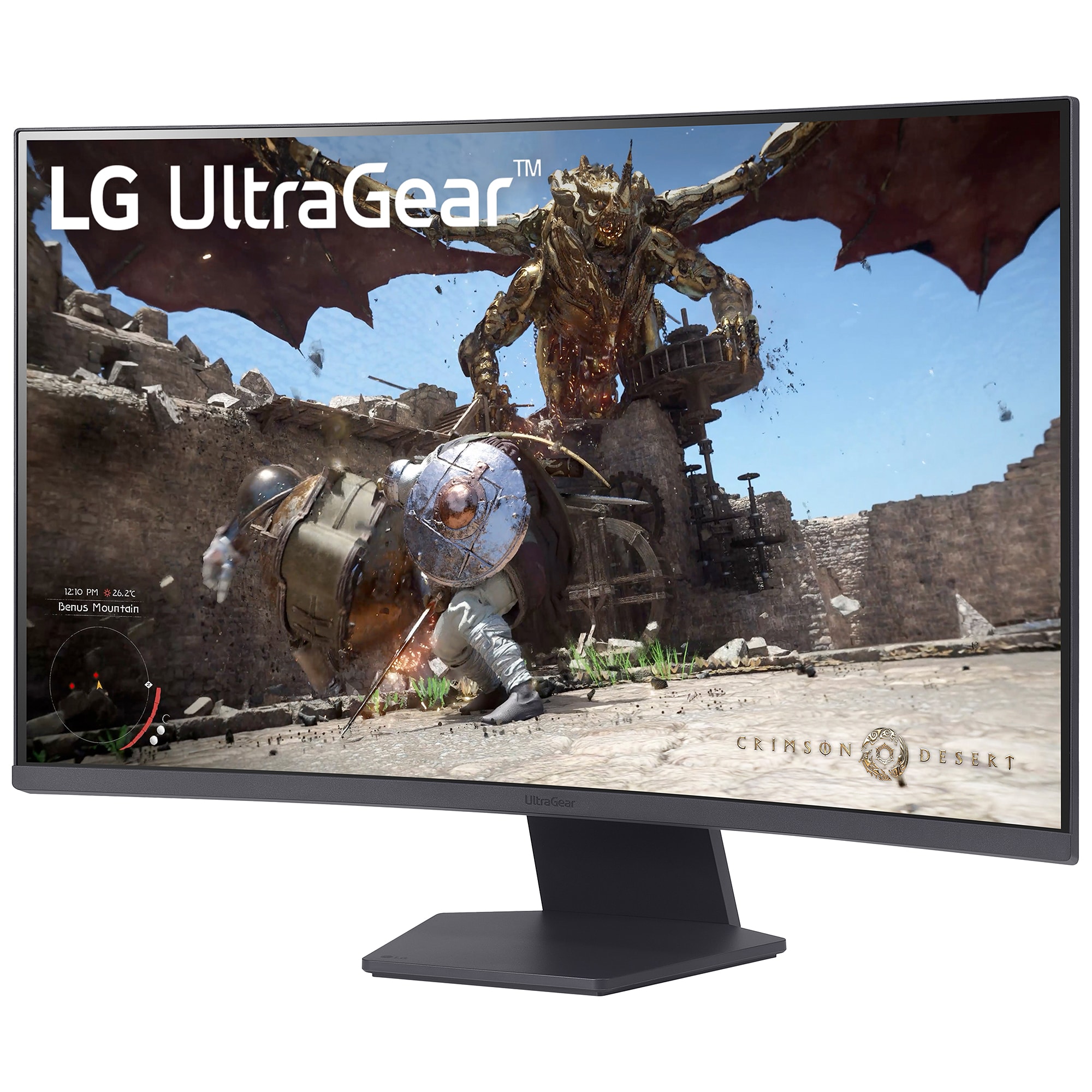 LG 32'' UltraGear Full HD 180Hz 1ms AMD FreeSync HDR10 1000R Curved Gaming Monitor, , hires