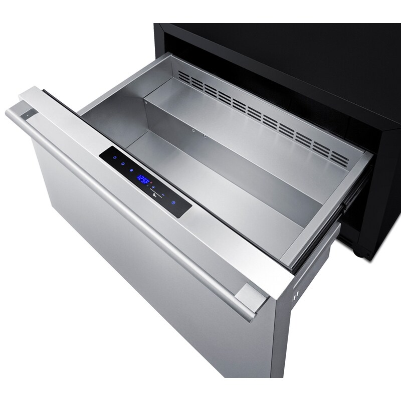 Summit 30 in. 2.4 cu. ft. Outdoor Single Refrigerator Drawer - Stainless Steel, , hires