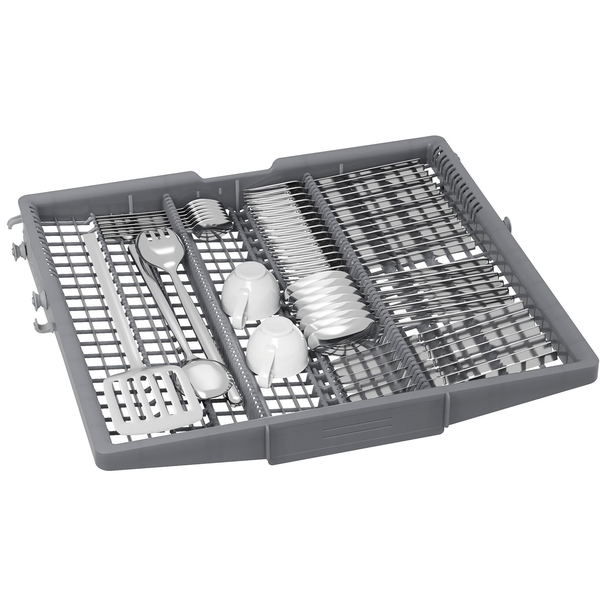 Bosch 500 Series 24 in. Top Control Smart Dishwasher with 44 dBA Sound Level, 3rd Rack, AutoAir & Pocket Handle - White, , hires