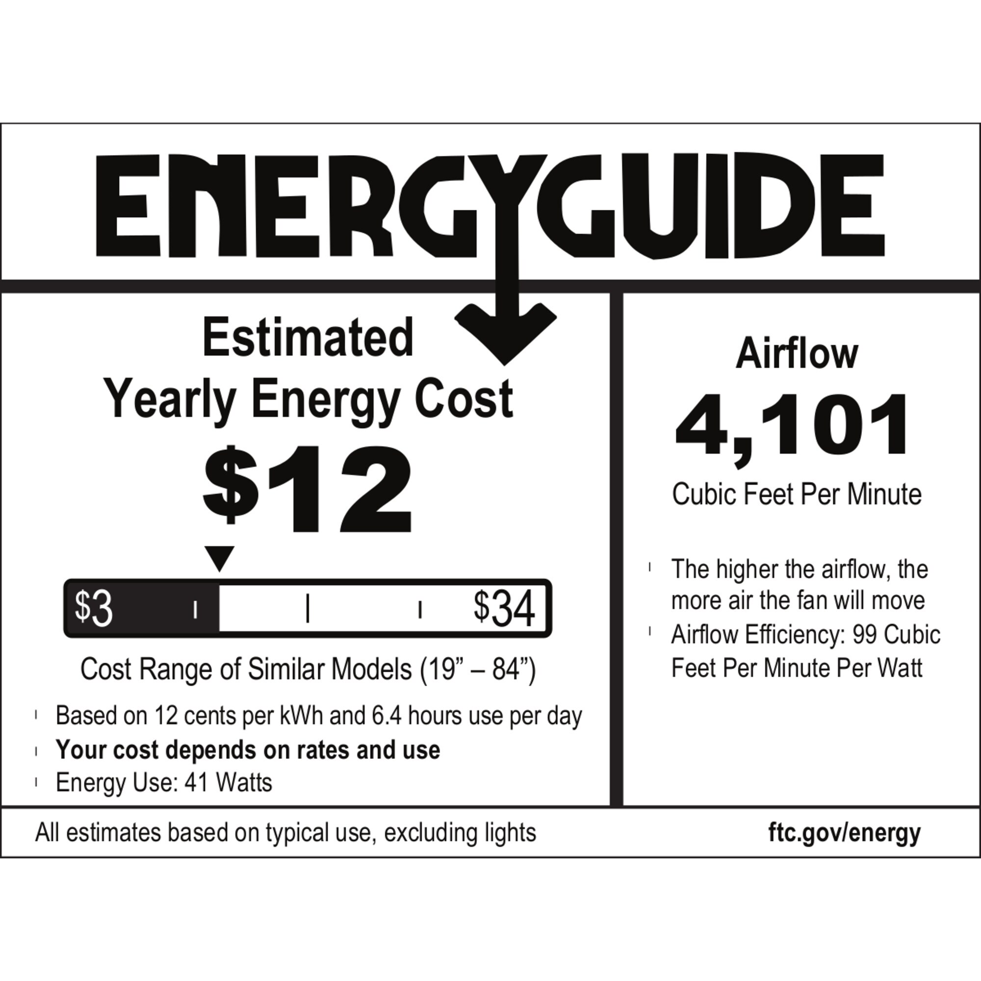Hunter 52" Presto Ceiling Fan and Wall Control - Matte Black, Matte Black, hires