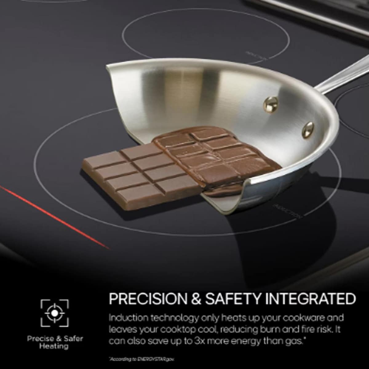 LG 30 in. 4-Burner Smart Induction Cooktop with SmoothTouch Controls, Simmer Burner & Power Burner - Black, , hires