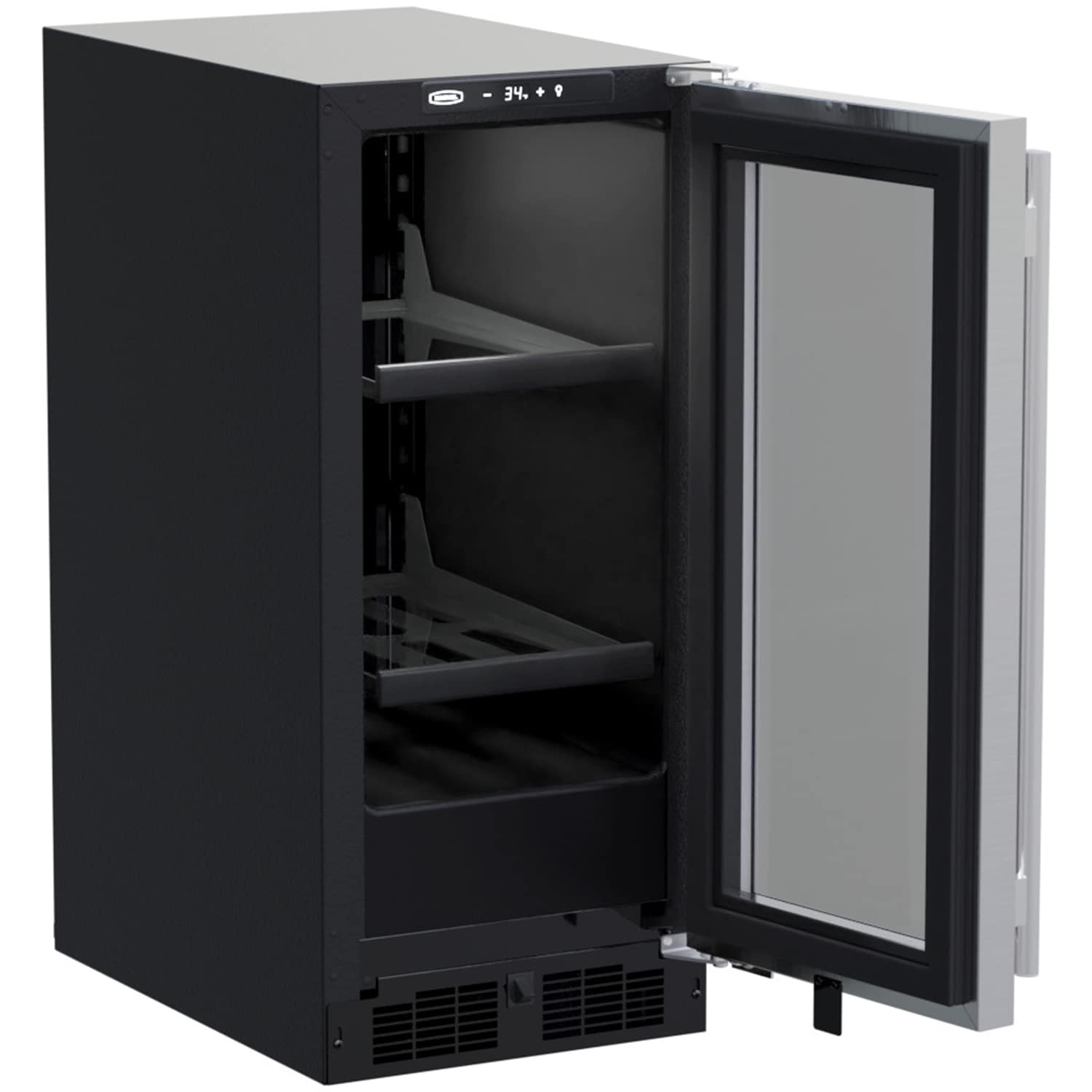 Marvel 15 in. 2.7 cu. ft. Built-In Beverage Center with Adjustable Shelves & Digital Control - Stainless Steel, , hires