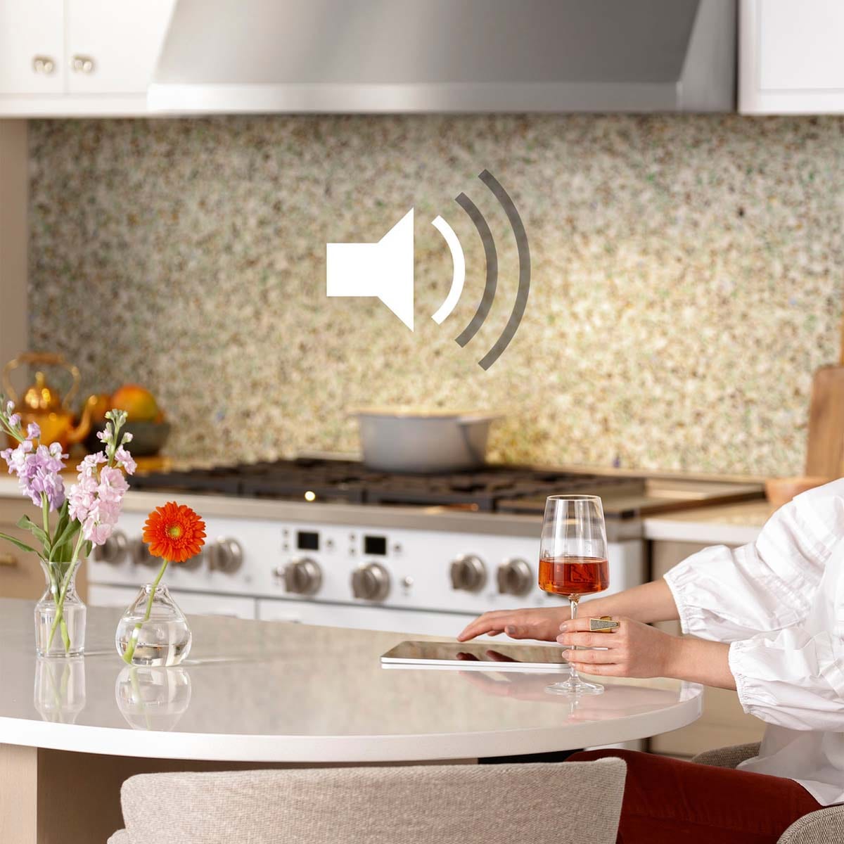 GE Profile 48 in. Smart Ducted Canopy Pro Style Style Range Hood with 1220 CFM & 3 LED Lights - Stainless Steel, , hires