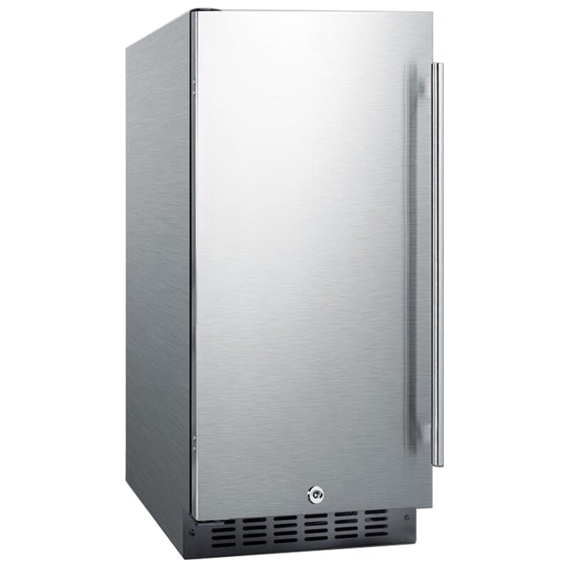 Summit 15 in. 2.2 cu. ft. Left-Hinged Undercounter Refrigerator - Stainless Steel, , hires