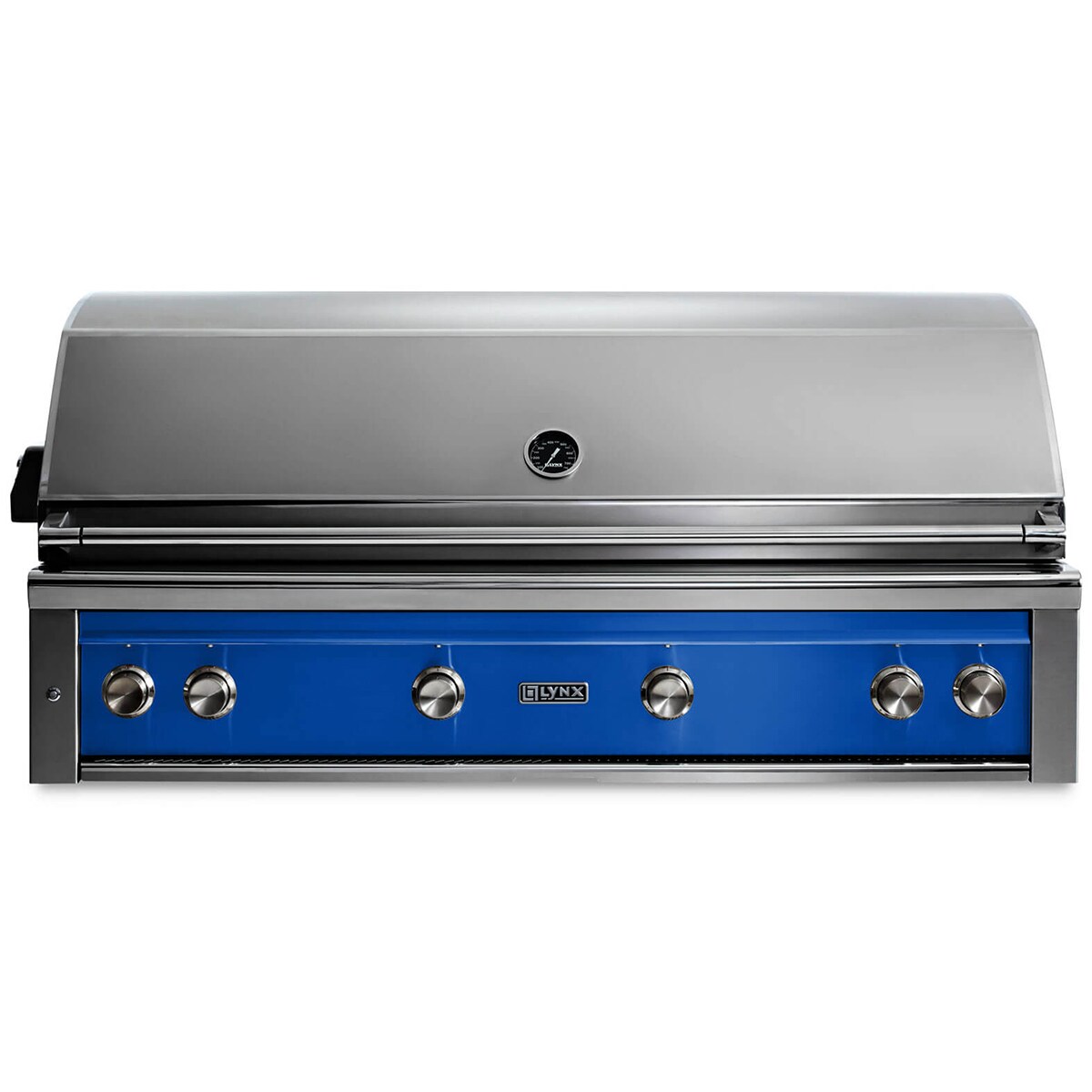Lynx Professional 54 in. 4-Burner Built-In Liquid Propane Gas Grill with Rotisserie & Smoker Box - Pacific Blue, , hires