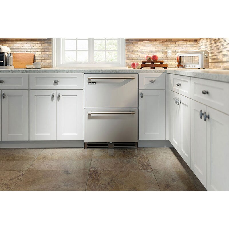 Perlick Signature Series 24 in. 5.2 cu. ft. Double Refrigerator Drawers - Custom Panel Ready, , hires