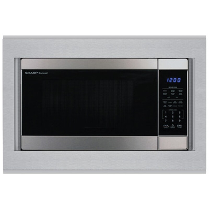 Sharp 30 in. Builtin Trim Kit for Microwaves Stainless Steel P.C