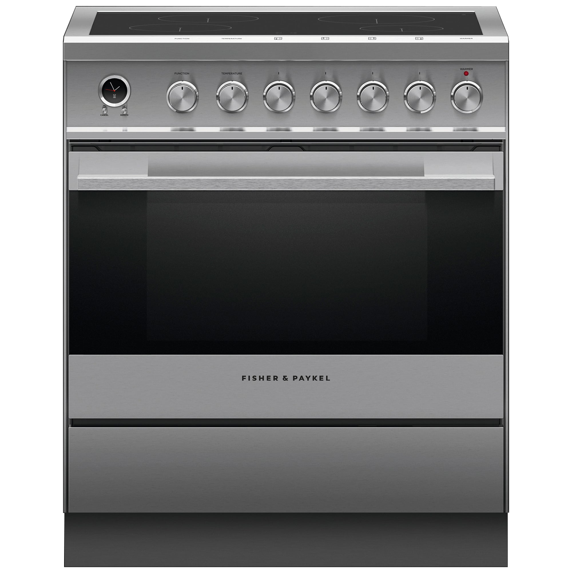 Fisher & Paykel Series 9 30 in. 3.5 cu. ft. True European Convection Electric Range with 4 Induction Burners - Stainless Steel, , hires