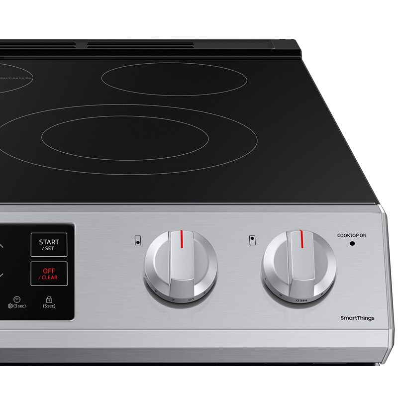 Samsung 30" SlideIn Electric Range with 5 Smoothtop Burners, 6.3 Cu