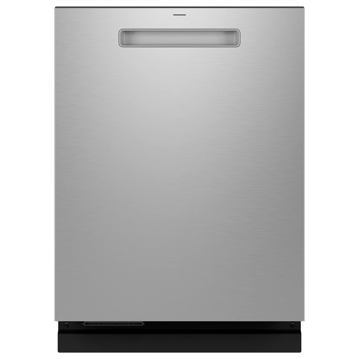 GE Profile 24 in. Top Control Flush-Mount Smart Dishwasher with 42 dBa Sound Level, 3rd-Rack, Twin Turbo Dry Boost & Pocket Handle - Fingerprint Resistant Stainless, , hires