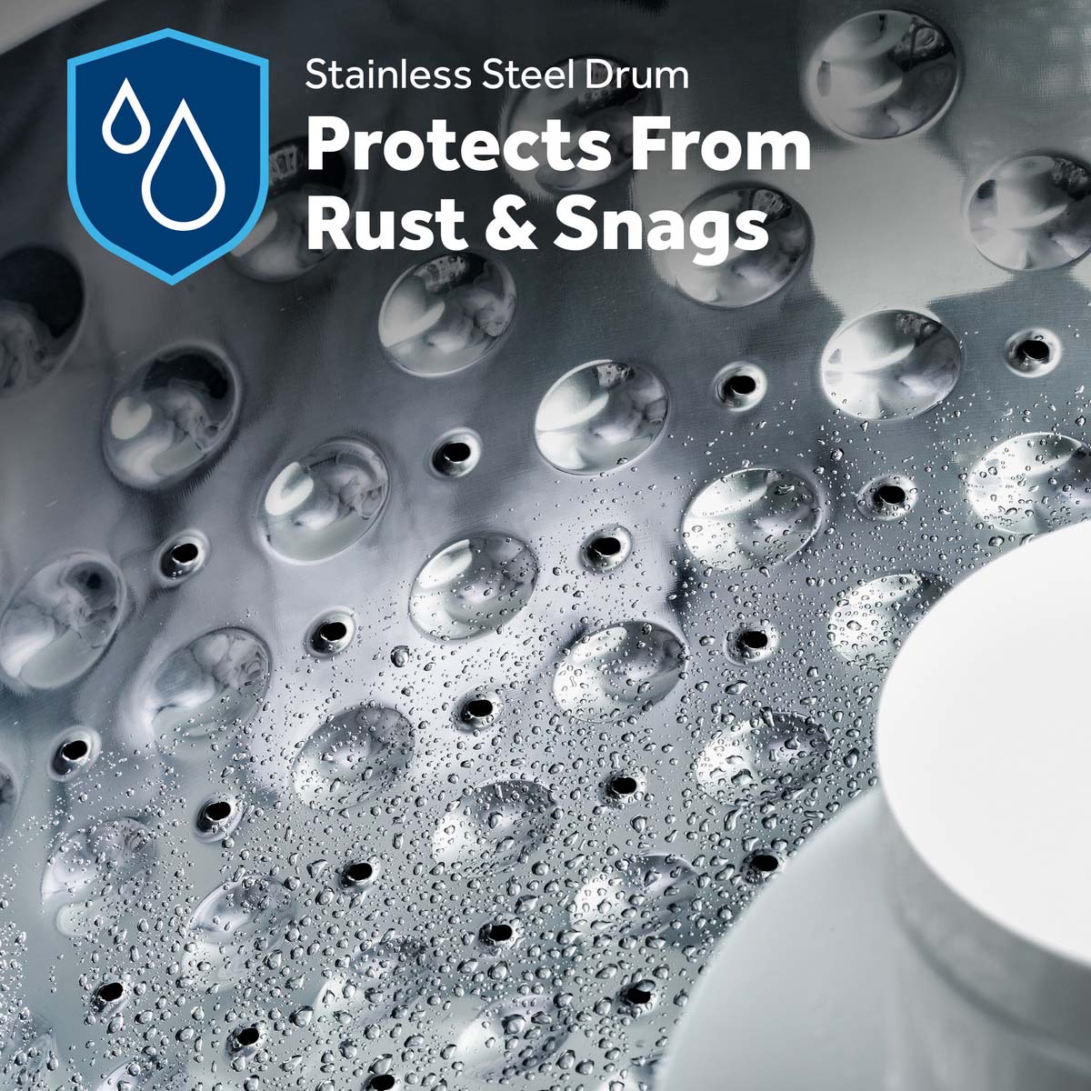 GE 27 in. 4.0 cu. ft. Top Load Washer with Stainless Steel Basket, Water Level Control & Heavy Duty Agitator - White, , hires