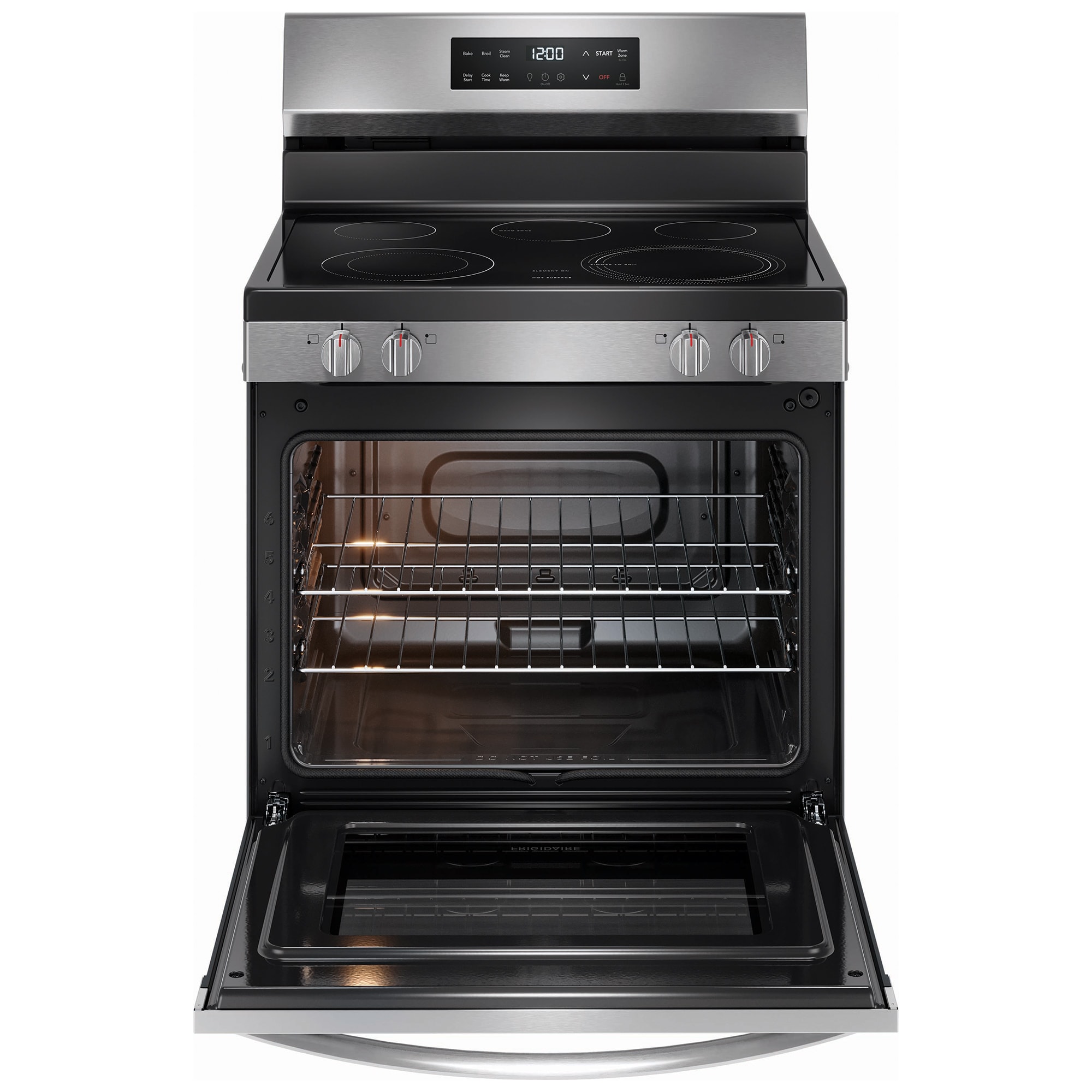Frigidaire 30 in. 5.3 cu. ft. Electric Range with Smoothtop Burners - Stainless Steel, , hires