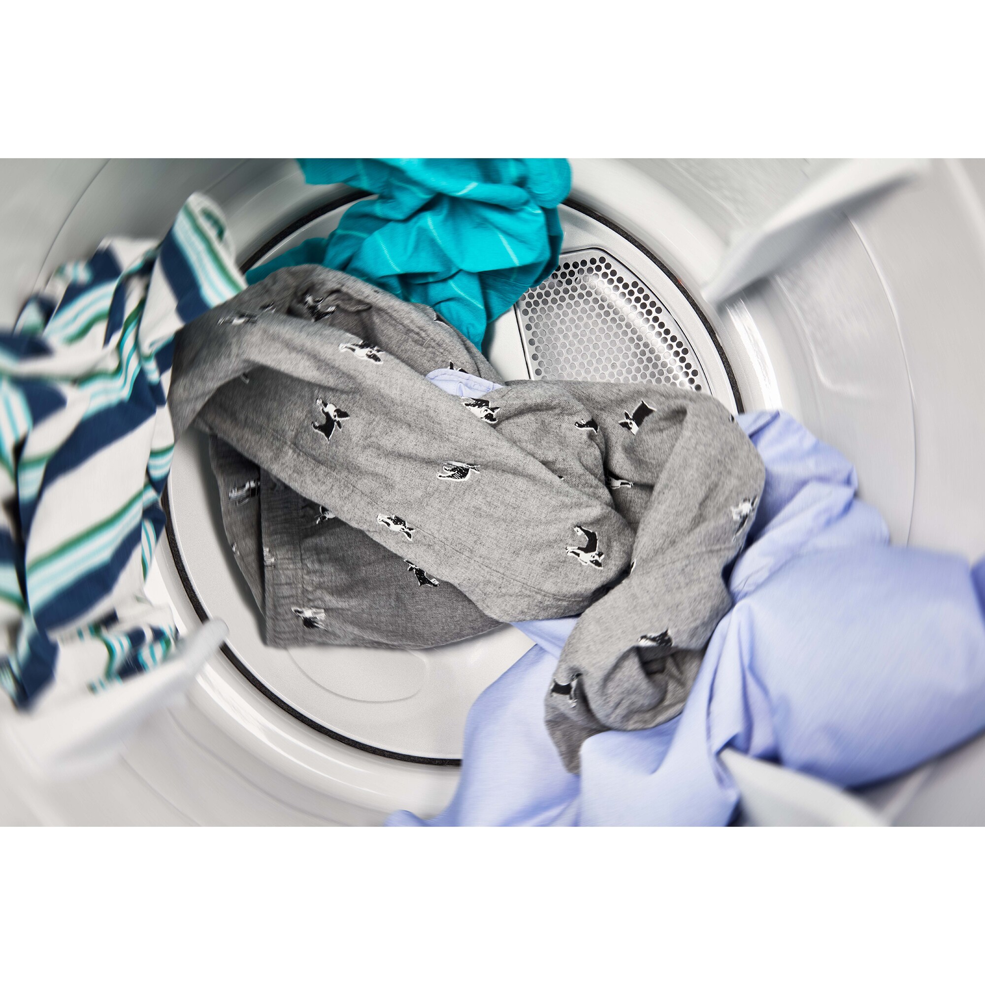 Maytag Pet Pro 27 in. 7.4 cu. ft. Smart Stackable Electric Dryer with Sensor Dry, Sanitize & Steam Cycle - White, White, hires