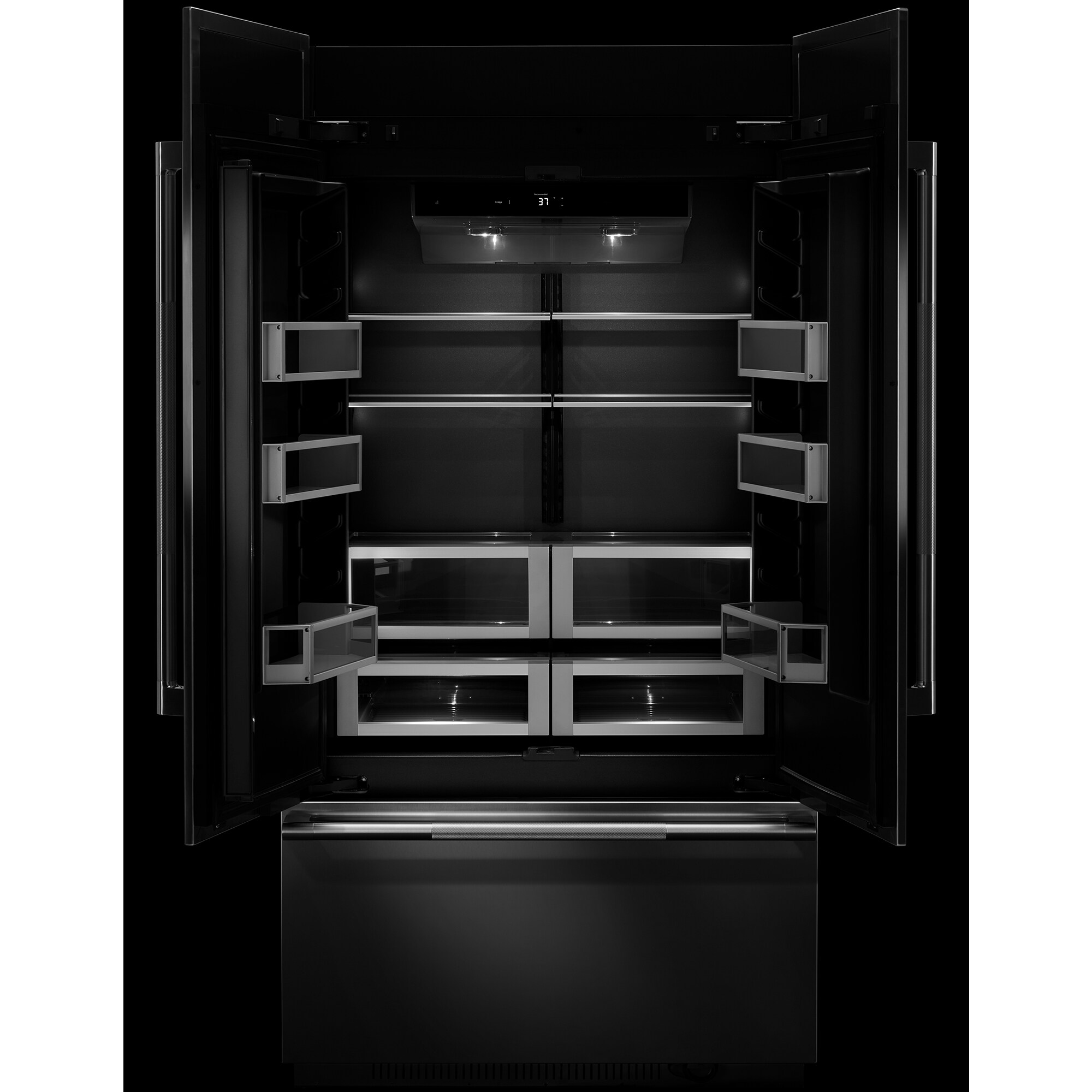 JennAir 42 in. 24.2 cu. ft. Built-In Counter Depth French Door Refrigerator with Ice Maker - Custom Panel Ready, , hires