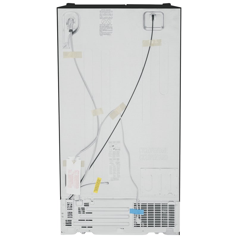 GE 36 in. 25.3 cu. ft. Energy Star Side-by-Side Refrigerator with External Ice & Water Dispenser - Black, Black, hires