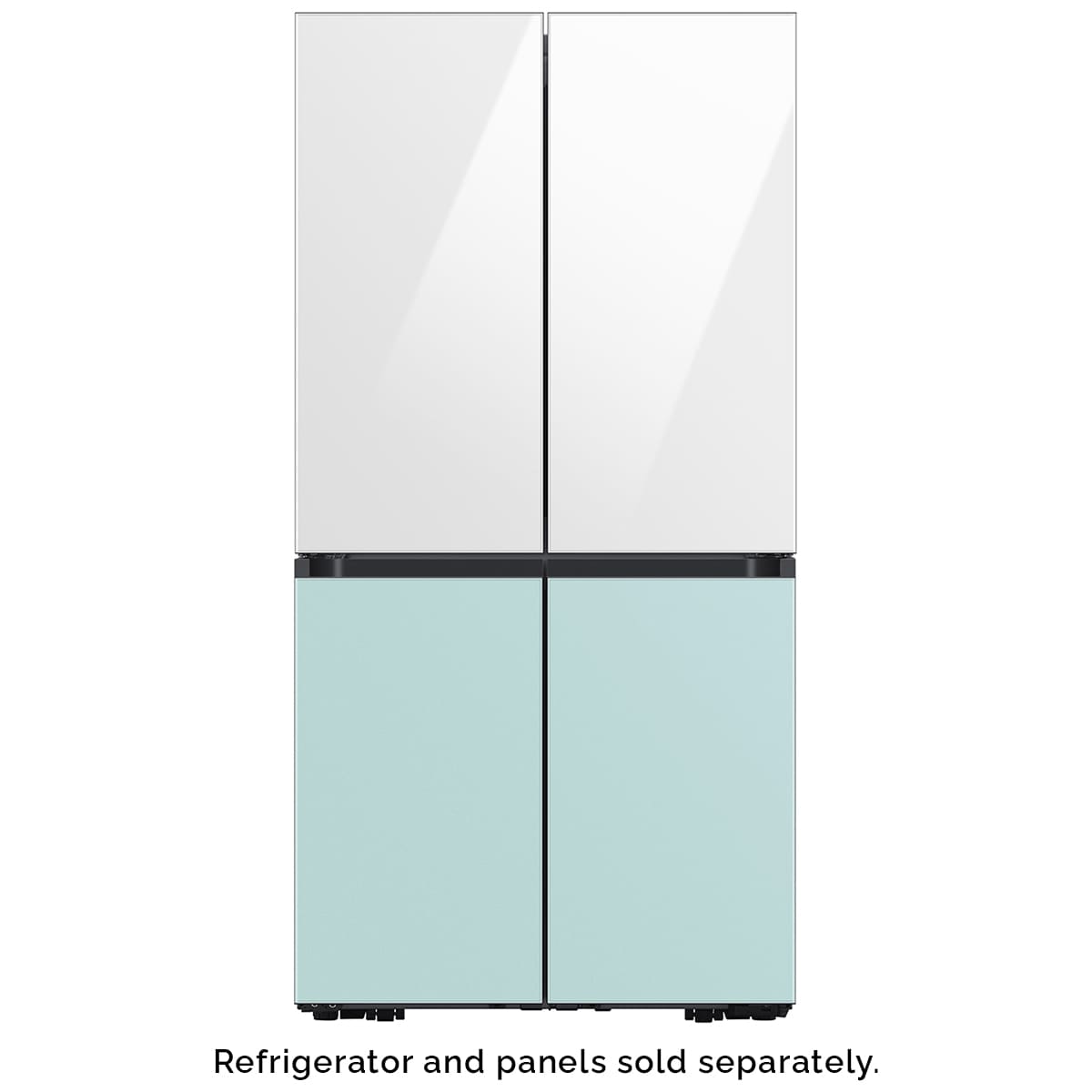Samsung Bespoke 4-Door Flex Bottom Panel for Refrigerators - Morning Blue Glass, , hires