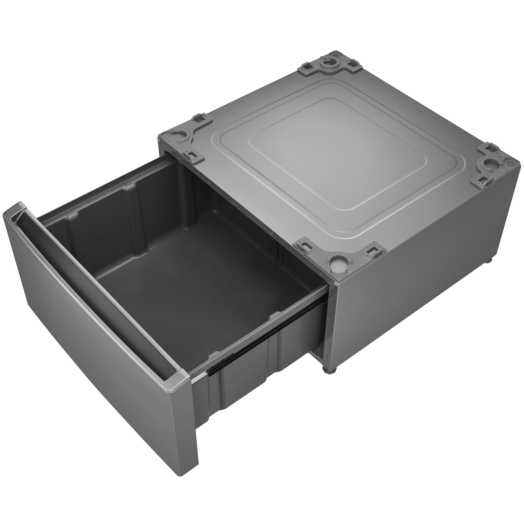 LG 27 in. Pedestal Storage Drawer with Basket - Graphite Steel, , hires