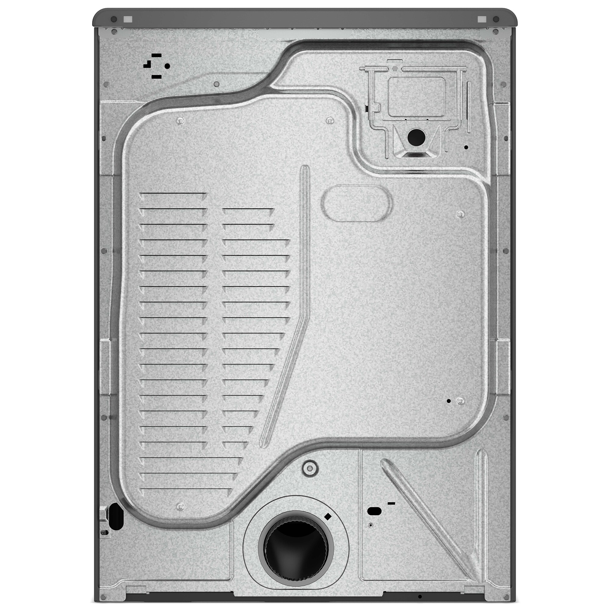 Whirlpool 27 in. 7.4 cu. ft. Smart Stackable Electric Dryer with Sensor Dry & Sanitize Cycle - Radiant Silver, Silver, hires