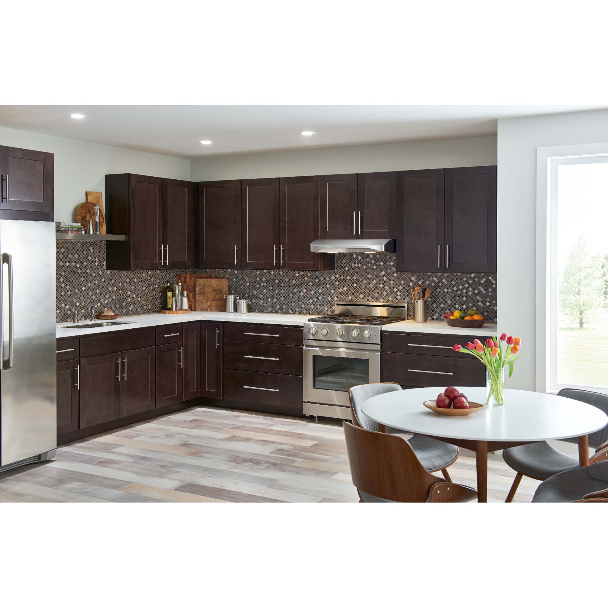 Broan Elite Alta 4 Series 36 in. Convertible Standard Style Range Hood with 650 CFM, 3 Fan Speeds & 2 LED Lights - Stainless Steel, , hires