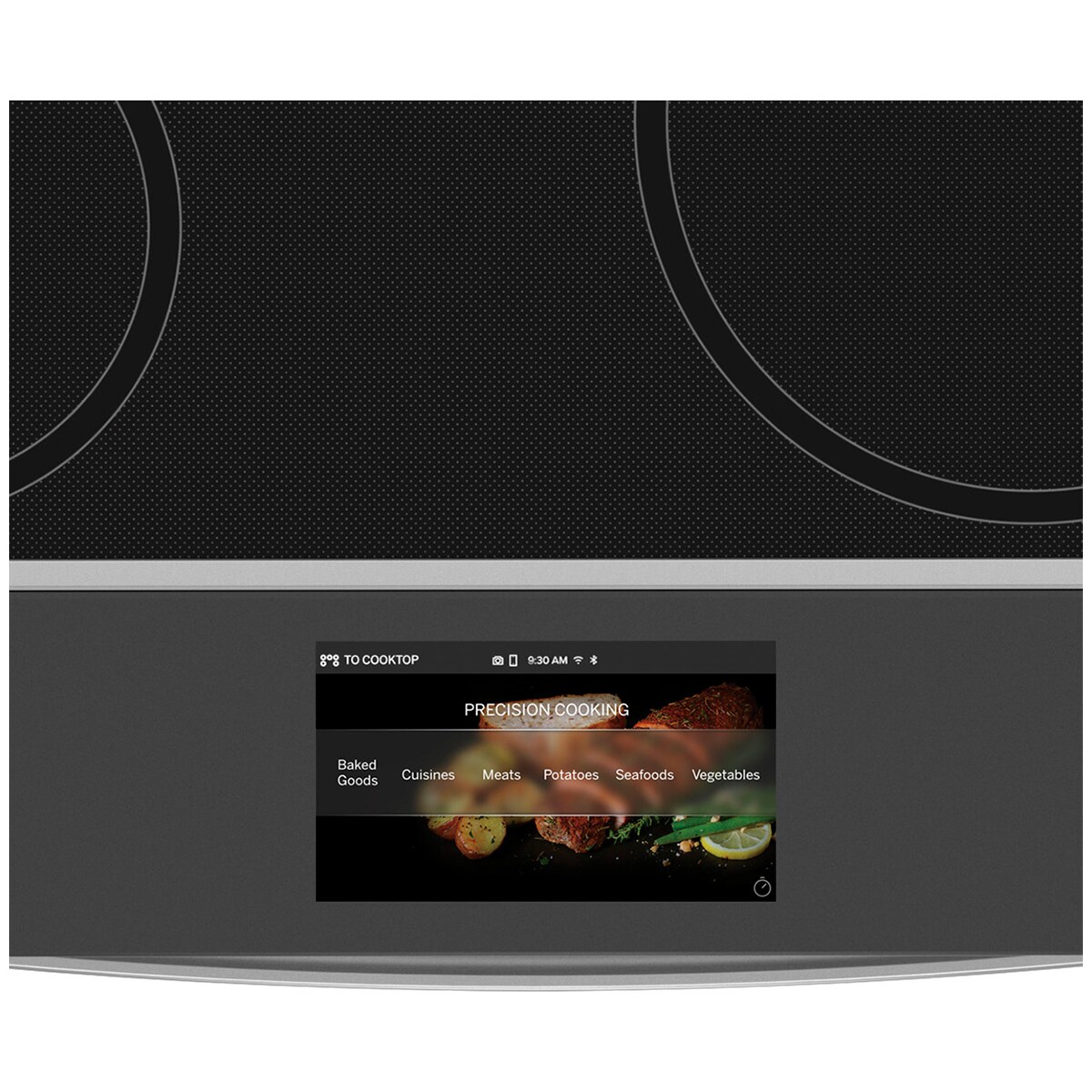 GE Profile 30 in. 5.3 cu. ft. Smart Air Fry True European Convection Slide-In Electric Range with 5 Induction Burners - Stainless Steel, , hires