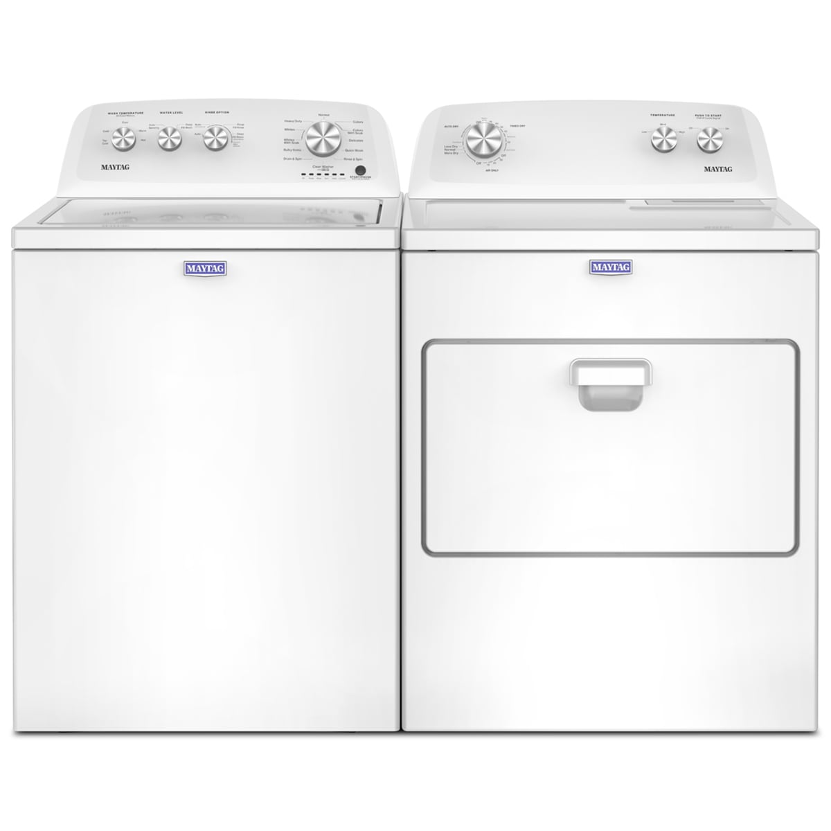 Maytag 27 in. 3.8 cu. ft. Top Load Washer with Agitator - White, , hires