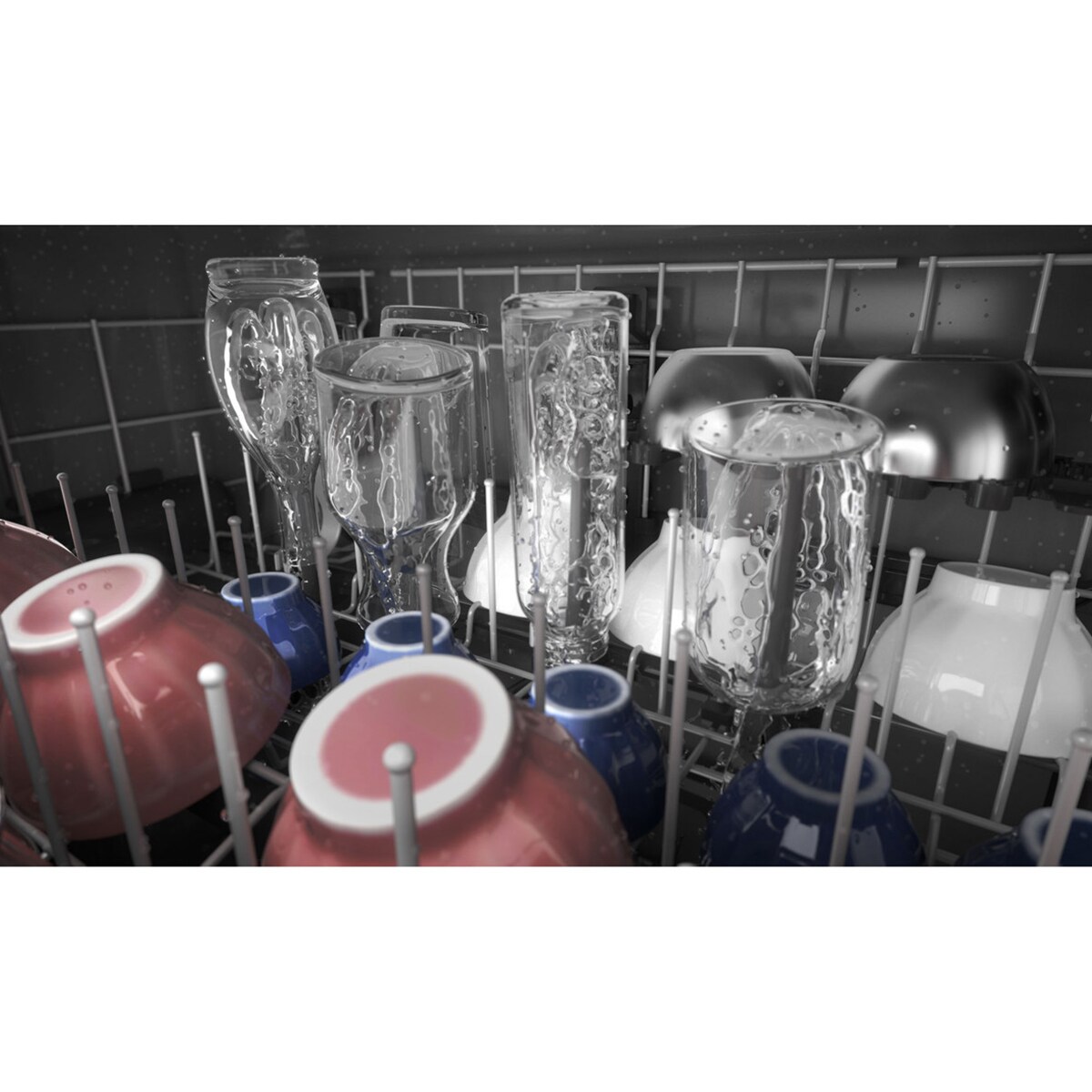 GE 24 in. Top Control Dishwasher with 50 dBA Sound Level, 3rd-Rack & Dry Boost - Fingerprint Resistant Stainless Steel, Fingerprint Resistant Stainless, hires