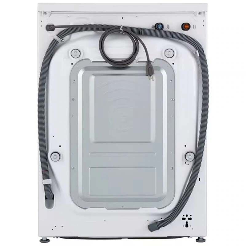 LG 24 in. 2.4 cu. ft. Smart Stackable Front Load Washer with Sanitize & Steam Wash Cycle - White, White, hires