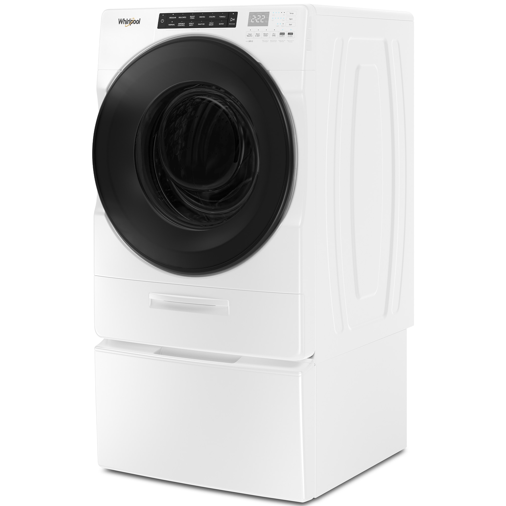 Whirlpool 27 in. 4.5 cu. ft. Electric All-in-One Front Load Washer-Dryer Combo with 1 Dryer Program & Wrinkle Care - White, , hires