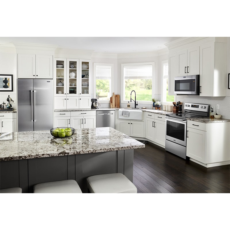 Maytag 36 in. 24.9 cu. ft. Side by Side Refrigerator - Fingerprint Resistant Stainless Steel, , hires