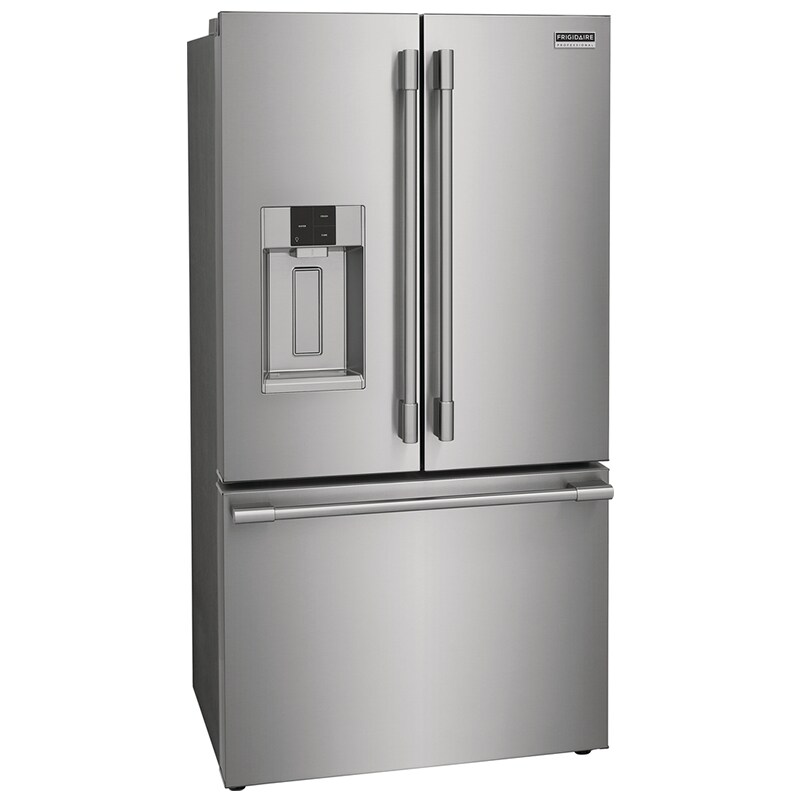 Frigidaire Professional 36 in. 22.6 cu. ft. Counter Depth French Door Refrigerator with Ice & Water Dispenser - Stainless Steel, , hires