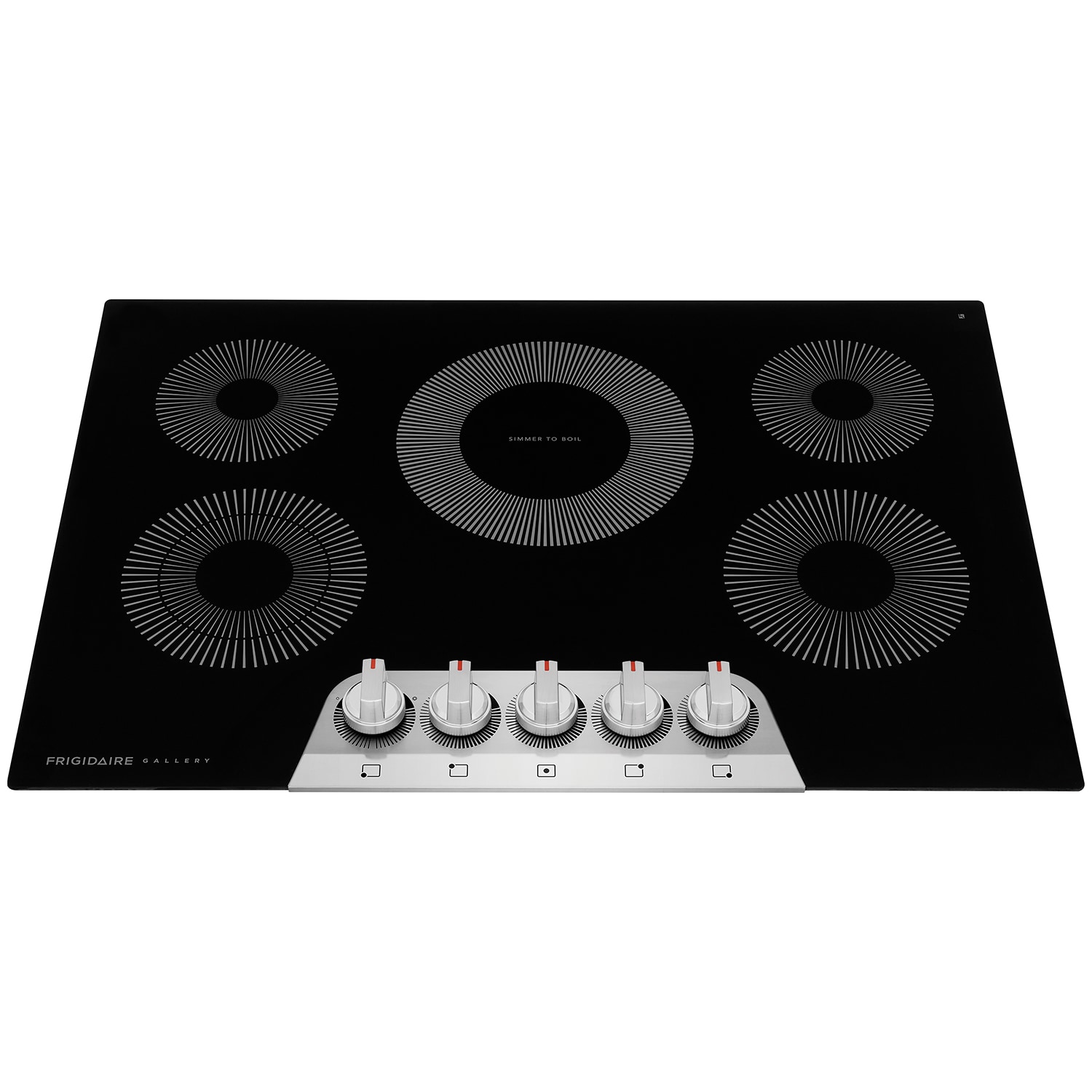 Frigidaire Gallery 30 in. 5-Burner Electric Cooktop with Simmer Burner & Power Burner - Stainless Steel, , hires