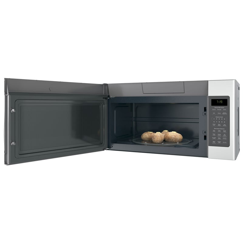 GE 30 in. 1.9 cu. ft. 1000W Over-the-Range Microwave with 400 CFM & Sensor Cooking - Stainless Steel, Stainless Steel, hires