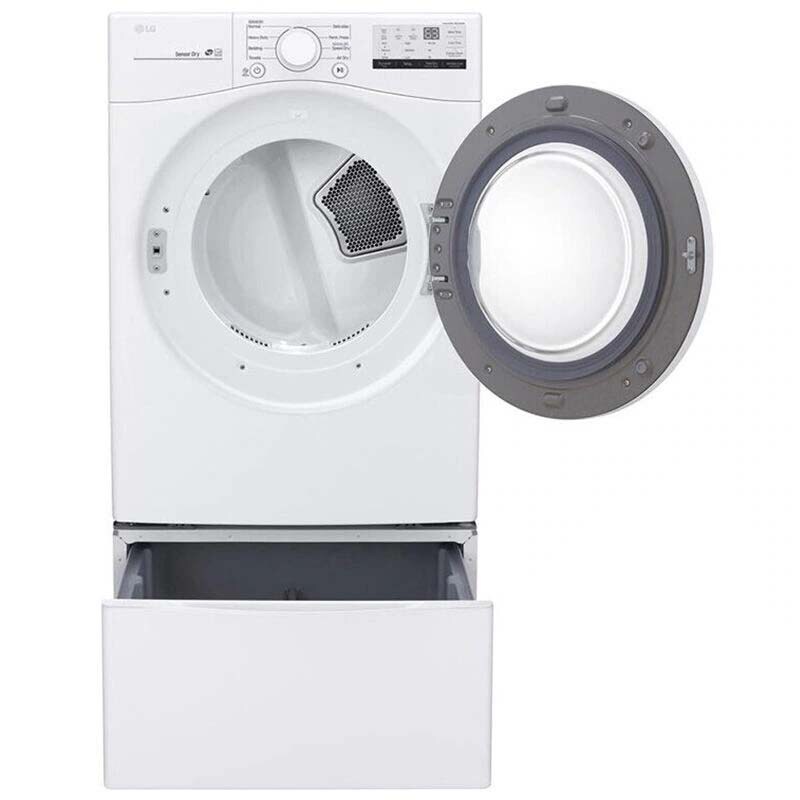 LG 27 in. 7.4 cu. ft. Stackable Gas Dryer with Sensor Dry Technology - White, , hires