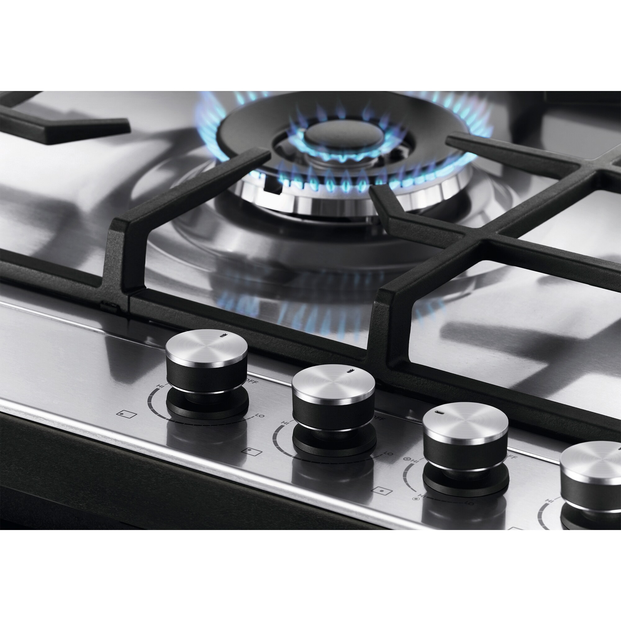 Fisher & Paykel Series 7 36 in. 5-Burner Natural Gas Cooktop with Power Burner - Stainless Steel, , hires