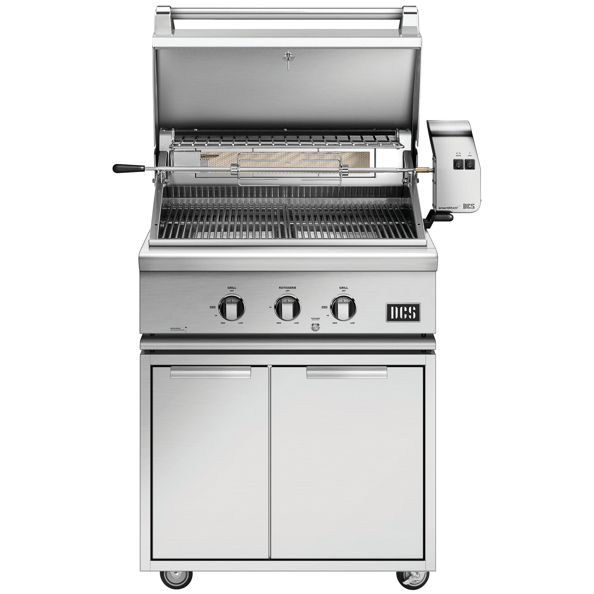 DCS Series 7 30 in. 2-Burner Built-In Liquid Propane Gas Grill with Rotisserie - Stainless Steel, , hires