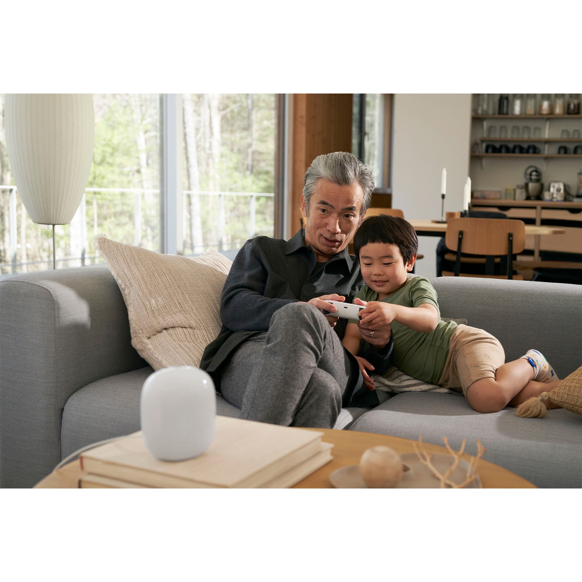 Google - Nest Wifi Pro 6e AX5400 Mesh Router (3-pack) - Snow, , hires