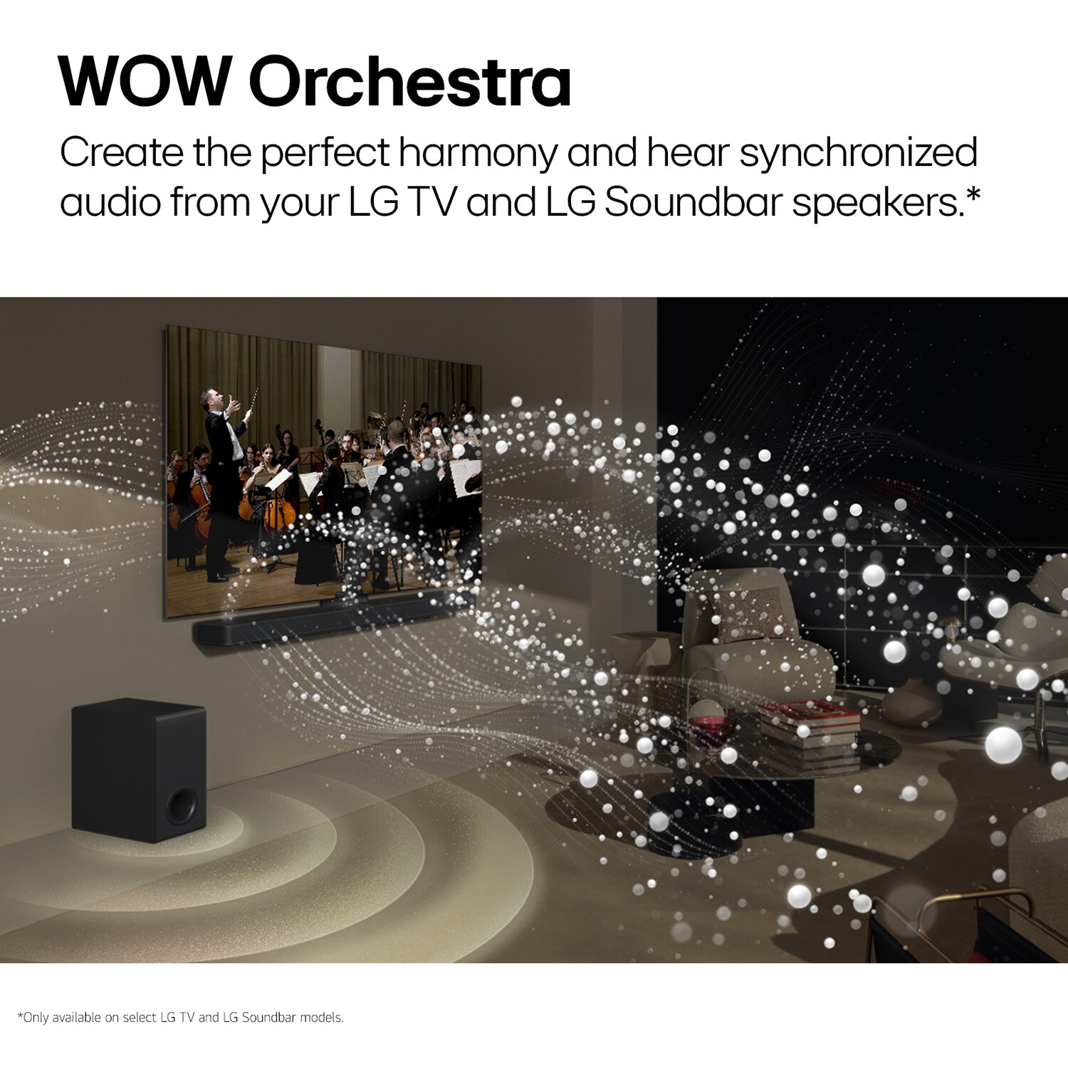 LG 3.1.1 Channel Dolby Atmos Sound Bar with Bluetooth & Wireless Subwoofer - Black, , hires