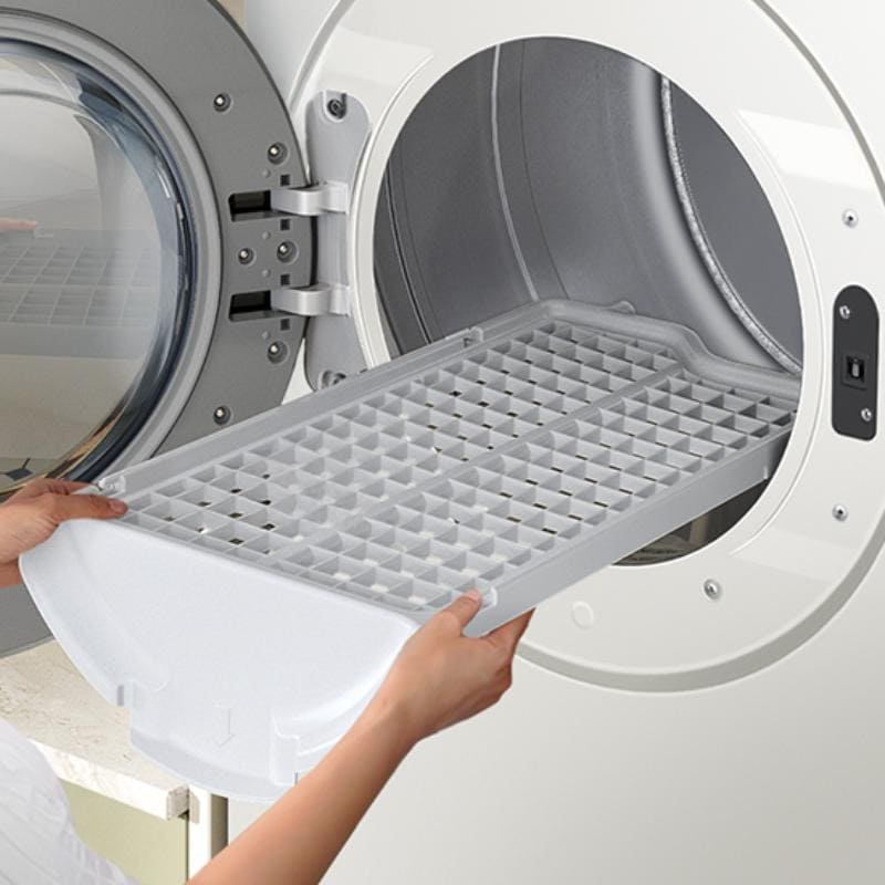 Samsung Bespoke 27 in. 7.6 cu. ft. Smart Stackable Electric Dryer with AI Home, AI OptiDry+, Sensor Dry, Sanitize & Steam Cycle - Ivory, Ivory, hires