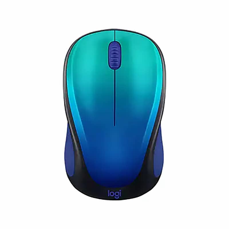 Logitech Blue Aurora - Design Collection Mouse, Blue, hires