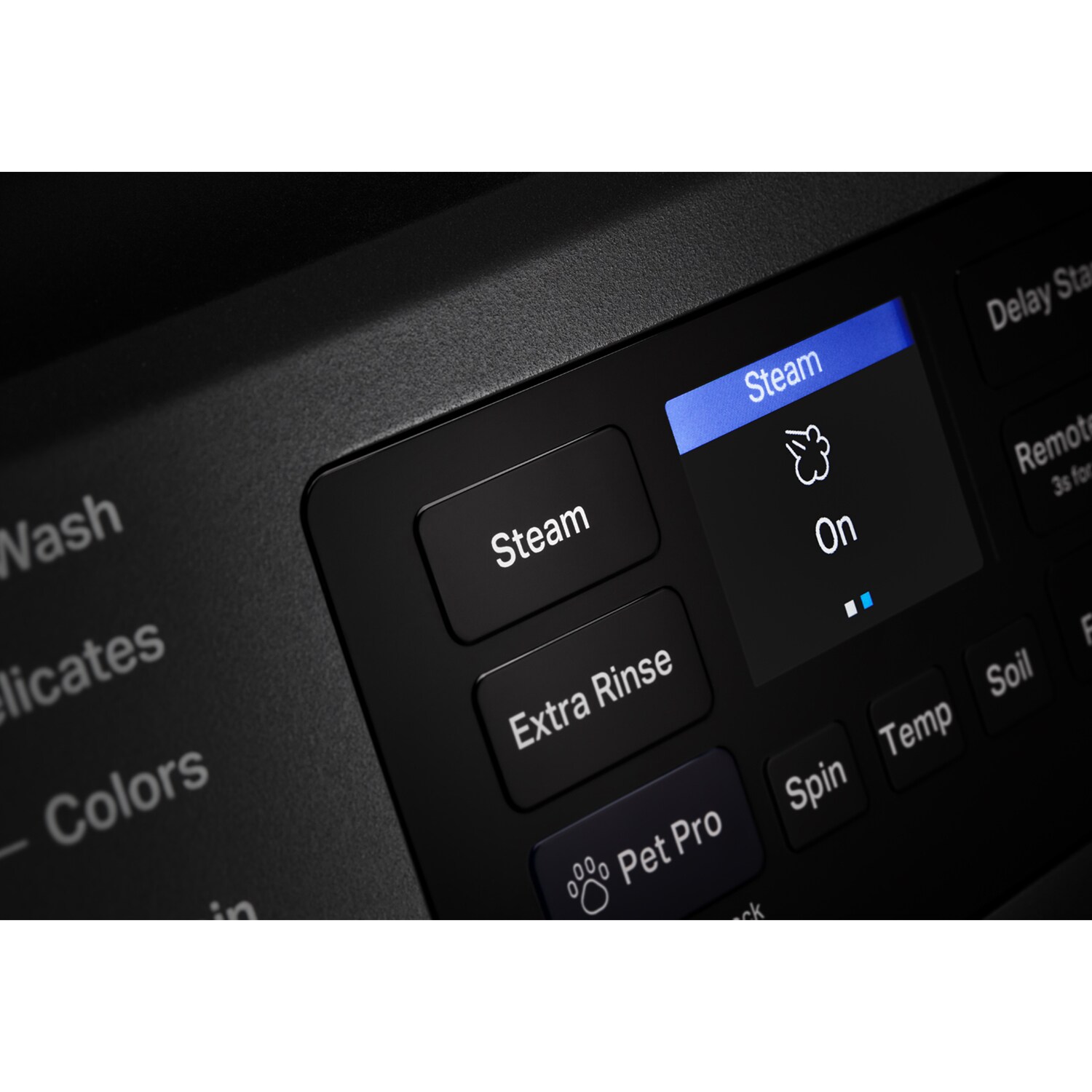 Maytag Pet Pro 27 in. 5.0 cu. ft. Smart Stackable Front Load Washer with Sanitize & Steam Cycle - Volcano Black, Volcano Black, hires