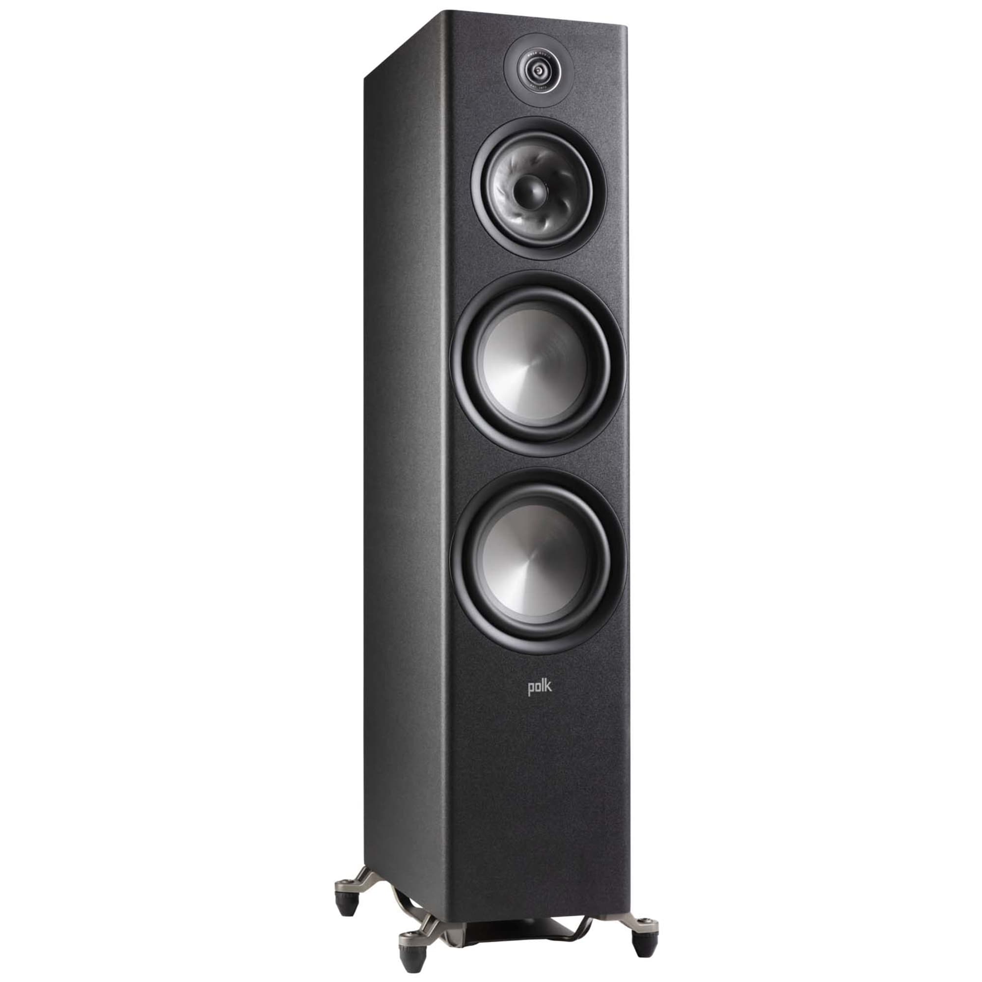 Polk Reserve R700 Premium Large Floor-Standing Tower Speaker - Black, Black, hires