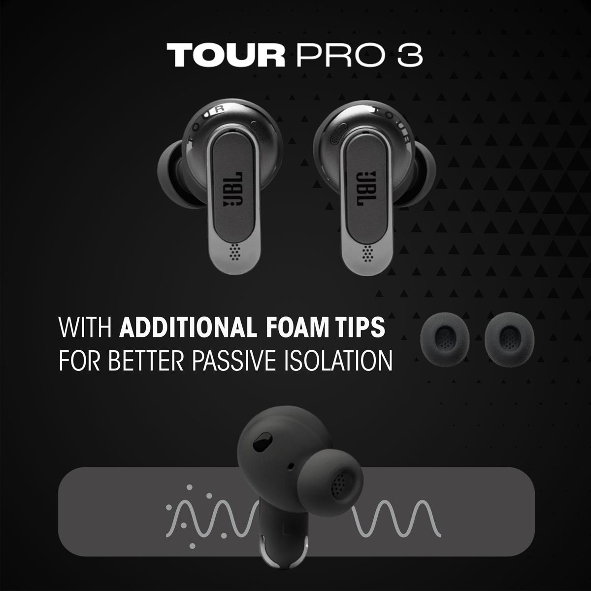 JBL True Adaptive Noise Cancelling True Wireless Headphones with Smart Case design - Black, , hires