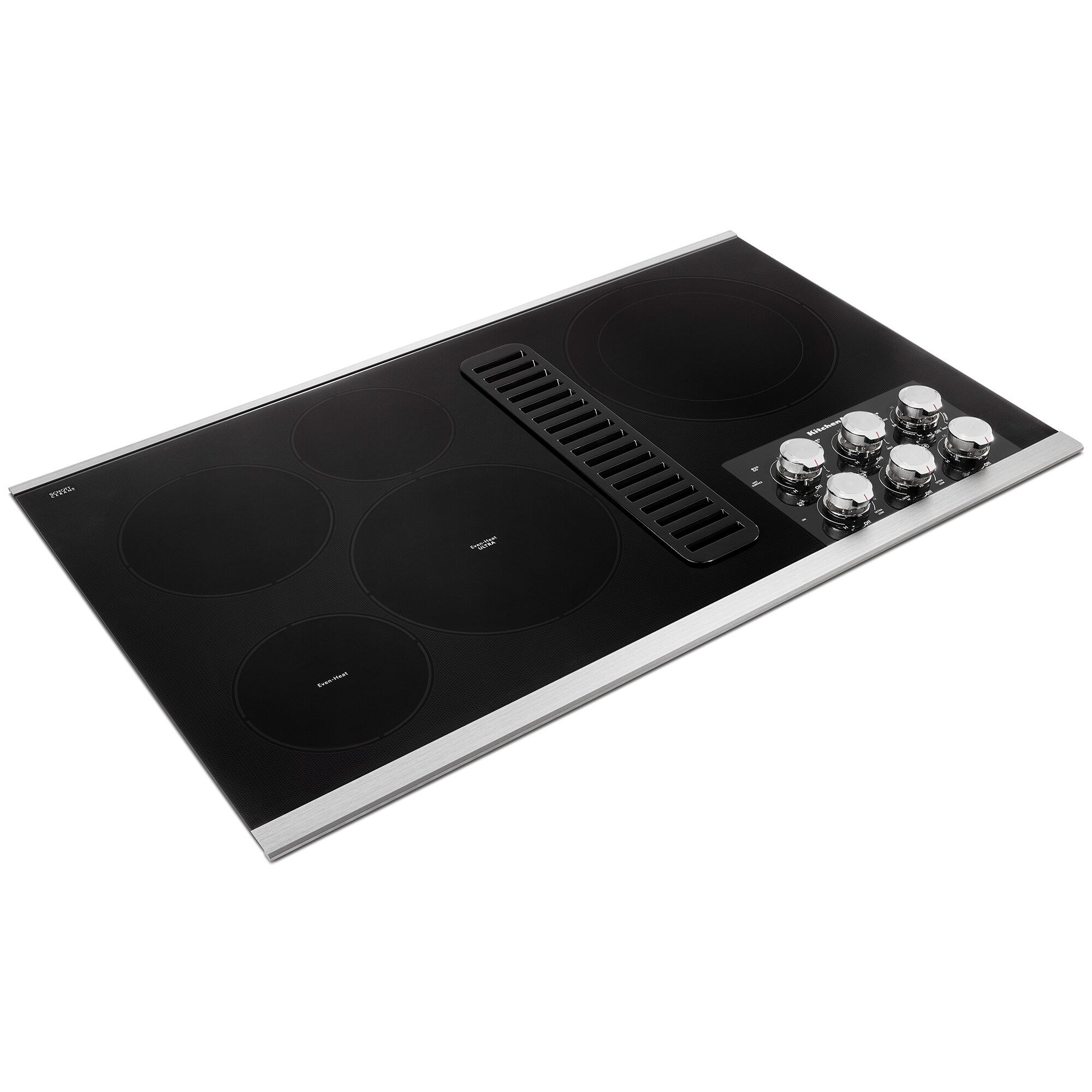 KitchenAid 36 in. Electric Cooktop with 5 Smoothtop Burners Stainless